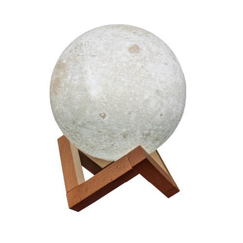 Velador luna led 15cm para usb